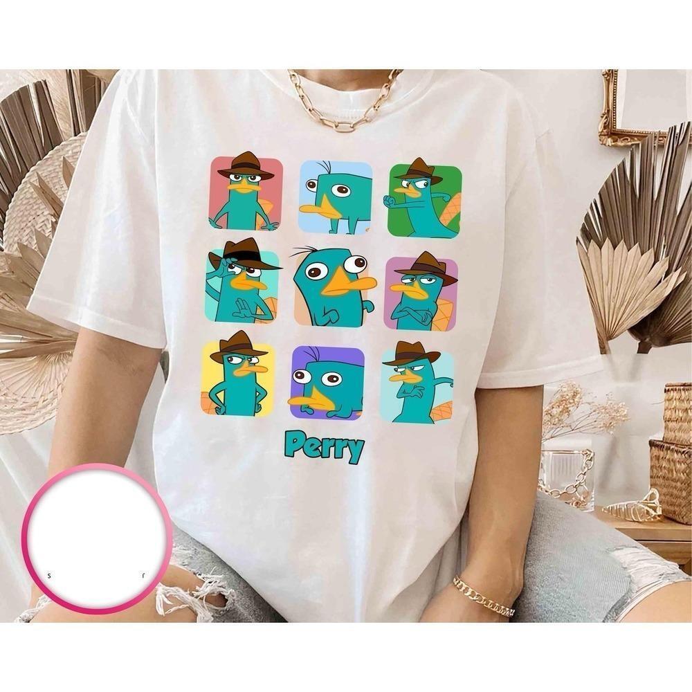 Phineas And Ferb Perry The Platypus Retro 90S Graphic Fan Tee T-Shirt